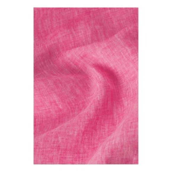 Lake Milly Linen One Shoulder Midi Dress Zinnia Pink XL - Picture 5 of 8